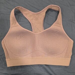 Gymshark Mauve Dusty Pink Racerback Sports Bra